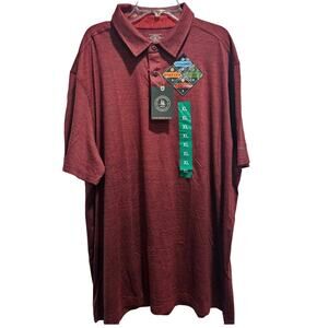 G.H. Bass & CO Polo Shirt Size XL Burgundy New